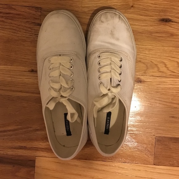 White Keds style shoes