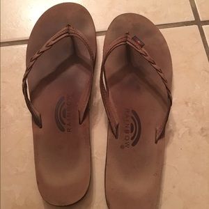 Women's Rainbow flip flops