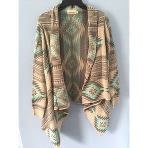 Tribal Pattern Cardigan