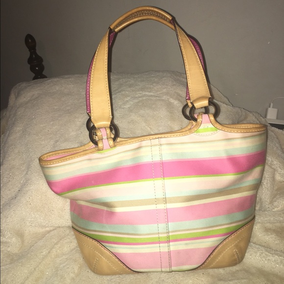 COACH BARELY WORN MULTICOLOR BAG - Picture 2 of 4