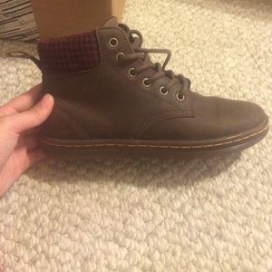 Dr. Martens brown ankle boots!