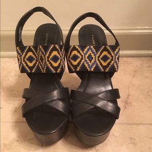 Chinese Laundry Black Wedges💥Sale💥