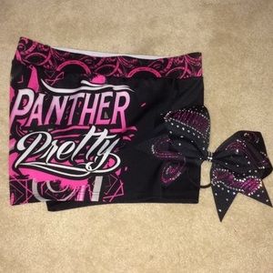 Panther Pretty Bow and Spandex