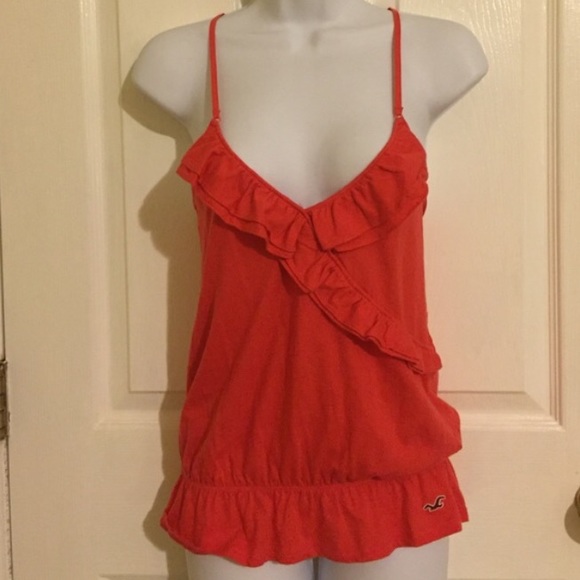Pink Hollister Racerback tank top (Size: XS) - Picture 1 of 3