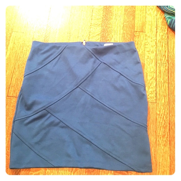 Xhilaration Blue Pencil Skirt