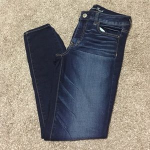 American Eagle dark wash jeggings