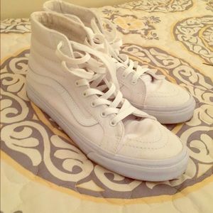 White High Top Vans