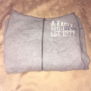 Grey American Eagle hoodie