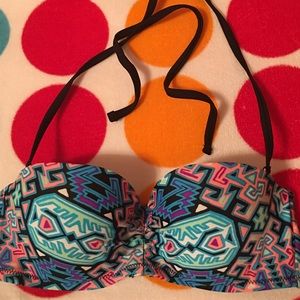 Push up swim suit top