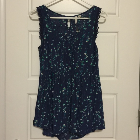 Precious floral babydoll tunic