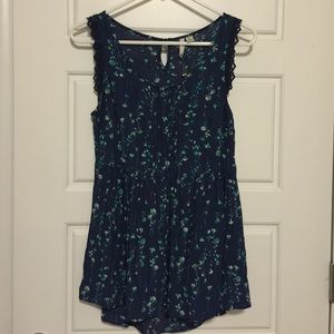 Precious floral babydoll tunic