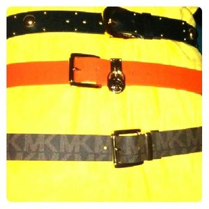 SOLD Three MK belt