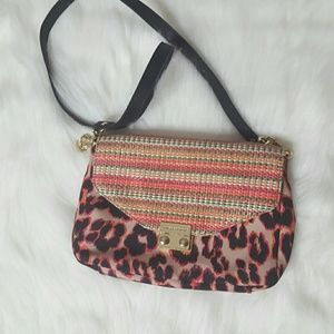Juicy Couture mixed print/textured crossbody