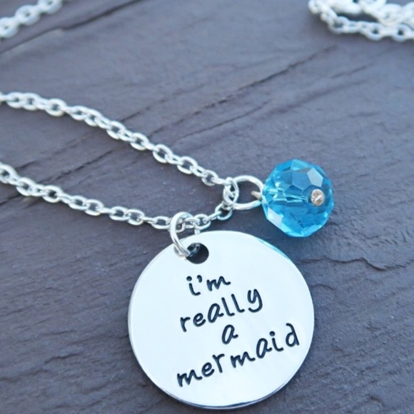 I'm Really A Mermaid Necklace - Picture 2 of 2