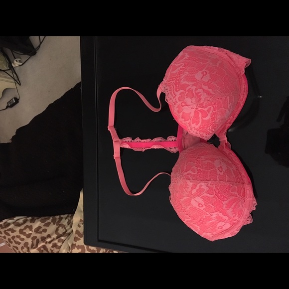 Pink bra
