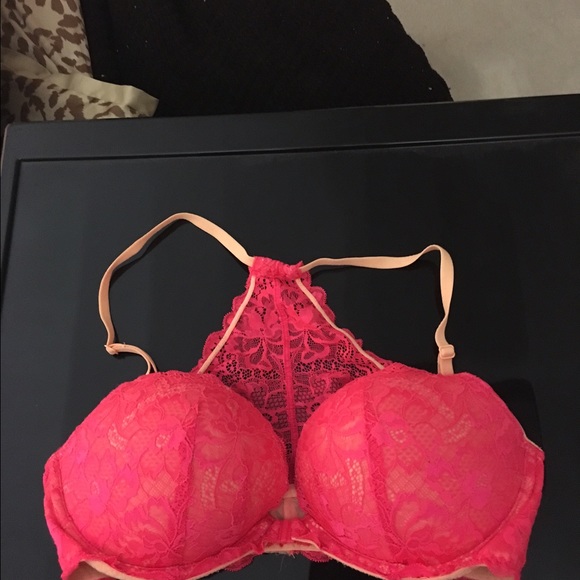 Pink bra