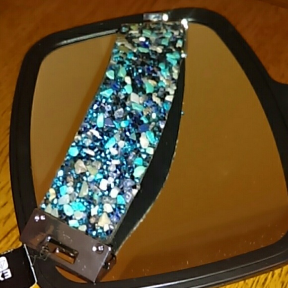 EXPRESS UNIQUE COLORFUL PEBBLE STONES BRACELET - Picture 2 of 2