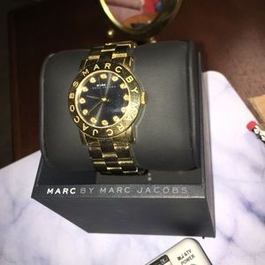 Marc by Marc Jacobs gold watch