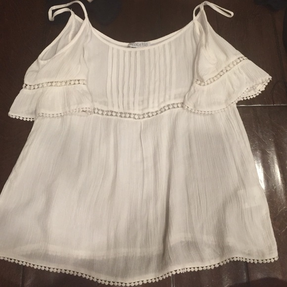 Patrons of peace off shoulder shirt