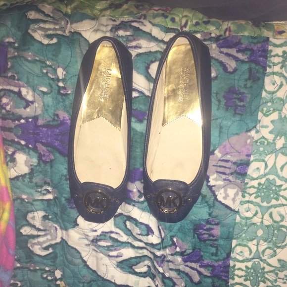 Michael Kors Navy Sandals.