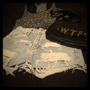 *SOLD*NWT "WTF" DEB&DAVE purse / BLK / Tillys