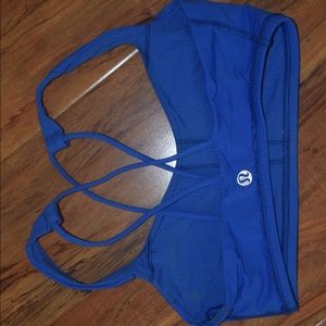 Lulu Lemon Athletica Free to Be Bra Harbor Blue