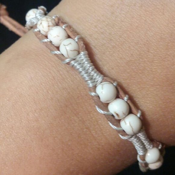 Leather wrap bracelet