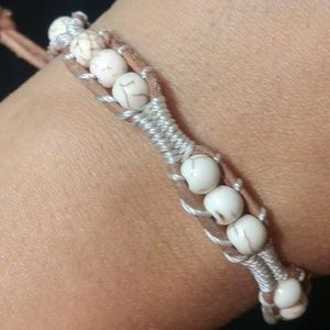 Leather wrap bracelet