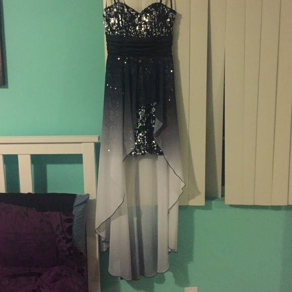 Sparkly formal hi-low dress - Picture 2 of 2