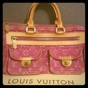 ⬇⬇REDUCED⬇⬇ Louis Vuitton Speedy Denim Fuchsia