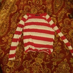 Cute pink/reddish striped long sleeve