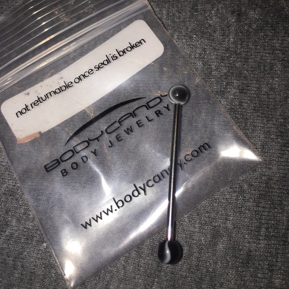 Industrial earring.