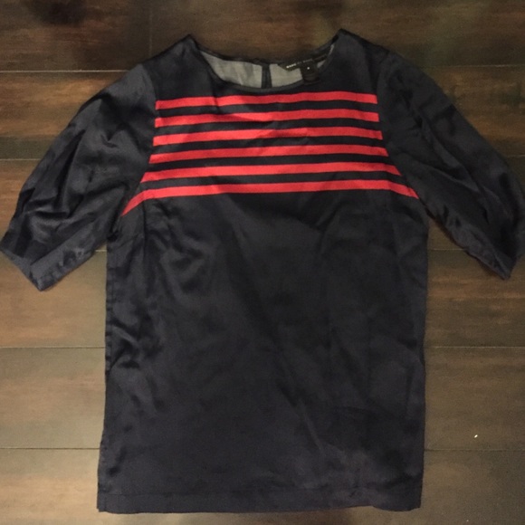Marc Jacobs Silk Striped Shirt