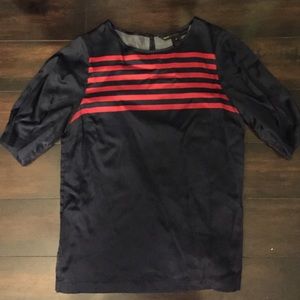 Marc Jacobs Silk Striped Shirt