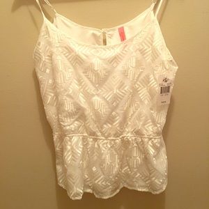 Eight Sixty White Tank- Size L