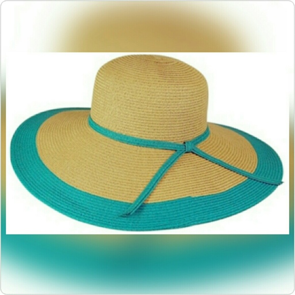 Brand new, Wide Brim Color Edge Sunhat - Picture 1 of 2