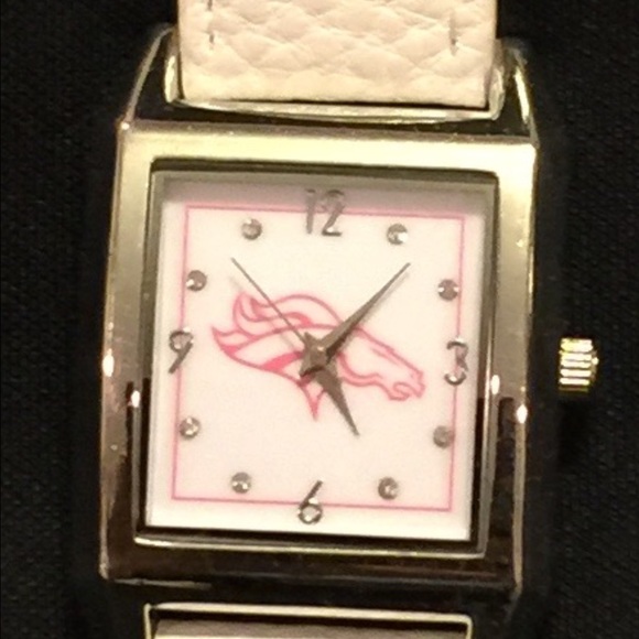 White Denver Broncos watch