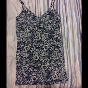 Floral print spaghetti strap top