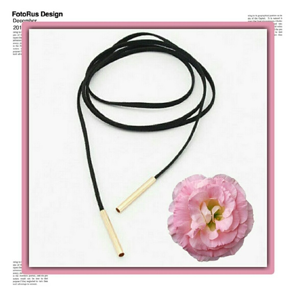 🍑Black Wrap Tie Up Choker!🍑 - Picture 5 of 5