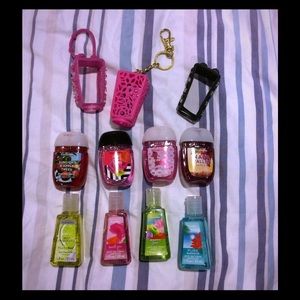 Bath & body works hand sanitizers& pocket holders