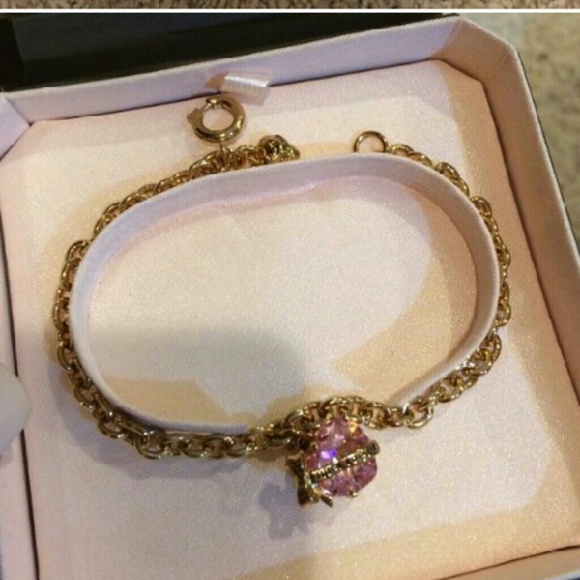Juicy couture Bracelet With Pink Heart