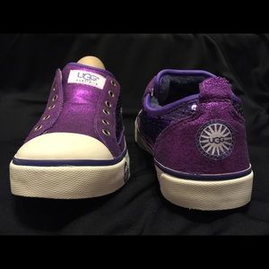 Purple Ugg sneakers