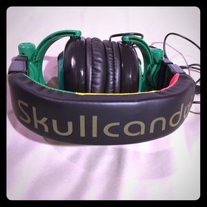 Skullcandy G.I. Headphones (Rasta-mon, Unisex)