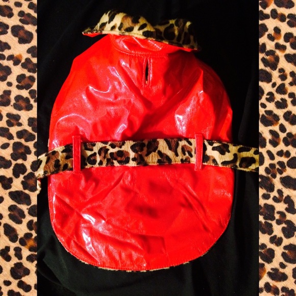 Double sided small pet raincoat