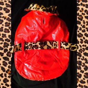 Double sided small pet raincoat