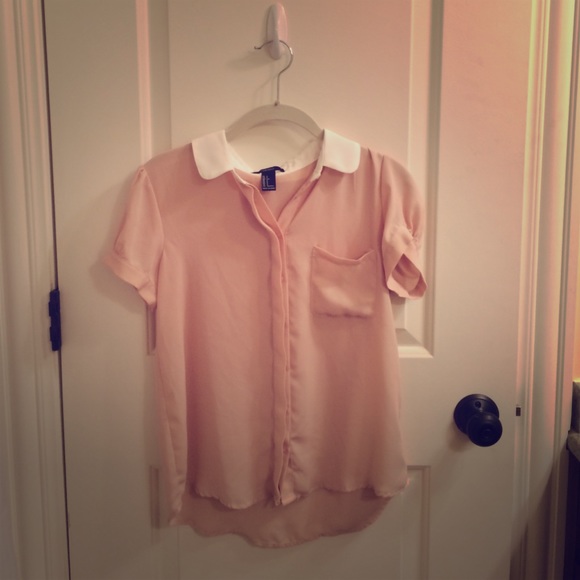 a forever 21 Peter Pan collared blouse.