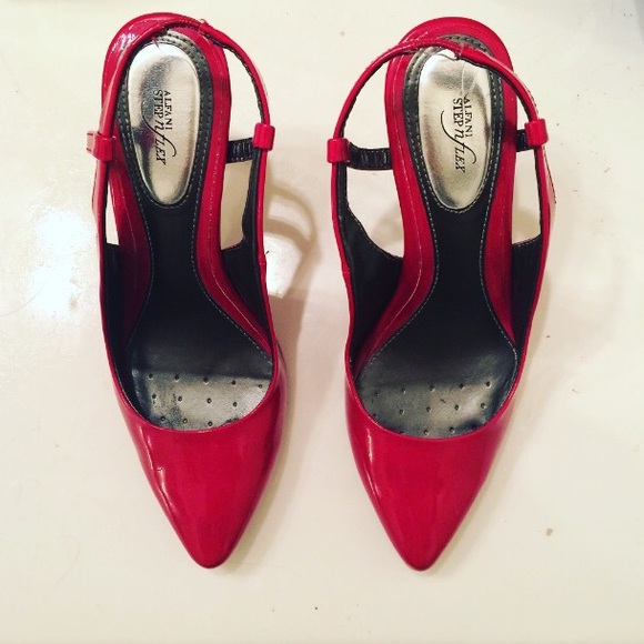 Ruby red Alfani heels.   Worn once