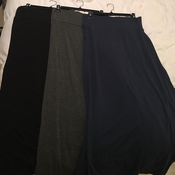 Bundle of three maxi skirts