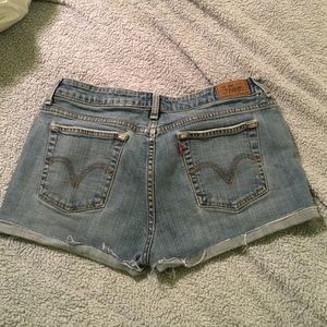Denim shorts