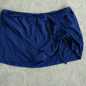 Navy Lands' End swim skirt